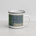 Right View Custom Brookings South Dakota Map Enamel Mug in Afternoon