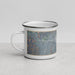 Left View Custom Butte Montana Map Enamel Mug in Afternoon