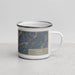 Right View Custom Butte Montana Map Enamel Mug in Afternoon