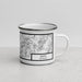 Right View Custom Butte Montana Map Enamel Mug in Classic