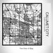 Rendered View of Calumet City Illinois Map on 17oz Stainless Steel Insulated Tumbler in Matte White with Tactile Lines