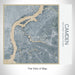 Rendered View of Camden New Jersey Map on 17oz Stainless Steel Insulated Tumbler in Afternoon Map Style
