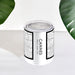Cannes France Custom City Map Inscription Coordinates on 10oz Stainless Steel Insulated Cup in Classic with Sliding Lid