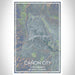 Cañon City Colorado Map Print Portrait Orientation in Afternoon Style With Shaded Background