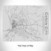 Rendered View of Cañon City Colorado Map Engraving on 20oz Stainless Steel Insulated Bottle with Bamboo Top