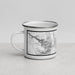 Left View Custom Cañon City Colorado Map Enamel Mug in Classic