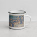 Right View Custom Canyonville Oregon Map Enamel Mug in Afternoon
