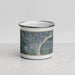 Front View Custom Cape Girardeau Missouri Map Enamel Mug in Afternoon