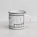 Right View Custom Capitol Reef National Park Map Enamel Mug in Classic