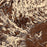 Capitol Reef National Park Map Print in Ember Style Zoomed In Close Up Showing Details