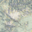 Capitol Reef National Park Map Print in Woodblock Style Zoomed In Close Up Showing Details