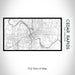Rendered View of Cedar Rapids Iowa Map on 17oz Stainless Steel Insulated Bottle with printed classic style map