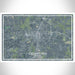 Cedartown Georgia Map Print Landscape Orientation in Afternoon Style With Shaded Background