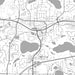 Chanhassen Minnesota Map Print in Classic Style Zoomed In Close Up Showing Details