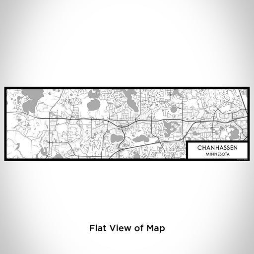 Flat View of Map Custom Chanhassen Minnesota Map Enamel Mug in Classic