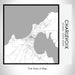 Rendered View of Charlevoix Michigan Map on 17oz Stainless Steel Insulated Tumbler in Classic Map Style