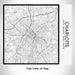 Rendered View of Charlotte North Carolina Map on 17oz Stainless Steel Insulated Tumbler in Classic Map Style