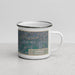 Right View Custom Chehalis Washington Map Enamel Mug in Afternoon