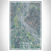 Chehalis Washington Map Print Portrait Orientation in Afternoon Style With Shaded Background