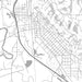 Chehalis Washington Map Print in Classic Style Zoomed In Close Up Showing Details