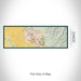 Rendered View of Chico California Map on 10oz Stainless Steel Insulated Cup in Woodblock with Sliding Lid