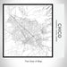 Rendered View of Chico California Map on 17oz Stainless Steel Insulated Tumbler in Classic Map Style