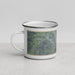 Left View Custom Chillicothe Ohio Map Enamel Mug in Afternoon