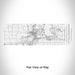 Rendered View of Chippewa Falls Wisconsin Map Engraving on 10oz Stainless Steel Insulated Cup with Sliding Lid in White
