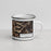 Right View Custom Cirque of the Towers Wyoming Map Enamel Mug in Ember