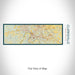 Rendered View of Clarksville Tennessee Map on 10oz Stainless Steel Insulated Cup in Woodblock with Sliding Lid