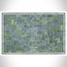 Colby Kansas Map Print Landscape Orientation in Afternoon Style With Shaded Background