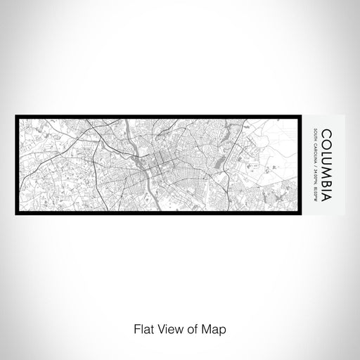 Rendered View of Columbia South Carolina Map on 10oz Stainless Steel Insulated Cup in Classic with Sliding Lid