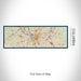 Rendered View of Columbia South Carolina Map on 10oz Stainless Steel Insulated Cup in Woodblock with Sliding Lid