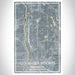 Columbia Heights Minnesota Map Print Portrait Orientation in Afternoon Style With Shaded Background