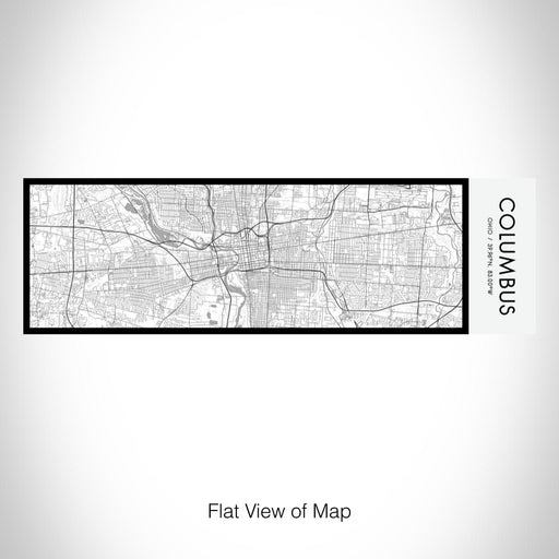 Rendered View of Columbus Ohio Map on 10oz Stainless Steel Insulated Cup in Classic with Sliding Lid