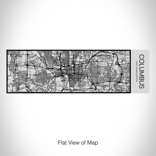 Rendered View of Columbus Ohio Map on 10oz Stainless Steel Insulated Cup with Sipping Lid