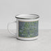 Left View Custom Cookeville Tennessee Map Enamel Mug in Afternoon