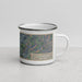 Right View Custom Cookeville Tennessee Map Enamel Mug in Afternoon