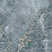 Covington Louisiana Map Print in Afternoon Style Zoomed In Close Up Showing Details