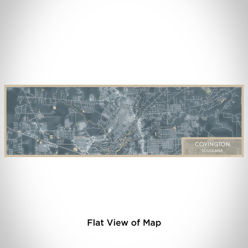 Flat View of Map Custom Covington Louisiana Map Enamel Mug in Afternoon