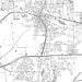 Crestview Florida Map Print in Classic Style Zoomed In Close Up Showing Details