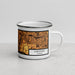 Right View Custom Crestview Florida Map Enamel Mug in Ember