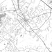 Crossville Tennessee Map Print in Classic Style Zoomed In Close Up Showing Details