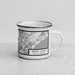 Right View Custom Daniel Island South Carolina Map Enamel Mug in Classic