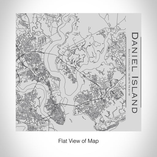 Rendered View of Daniel Island South Carolina Map on 17oz Stainless Steel Insulated Tumbler