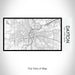 Rendered View of Dayton Ohio Map on 17oz Stainless Steel Insulated Bottle with printed classic style map