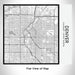 Rendered View of Denver Colorado Map on 17oz Stainless Steel Insulated Tumbler in Classic Map Style