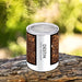 Destin Florida Custom City Map Inscription Coordinates on 10oz Stainless Steel Insulated Cup in Ember with Sliding Lid