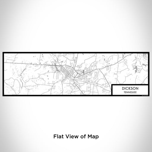 Flat View of Map Custom Dickson Tennessee Map Enamel Mug in Classic