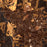 Dickson Tennessee Map Print in Ember Style Zoomed In Close Up Showing Details